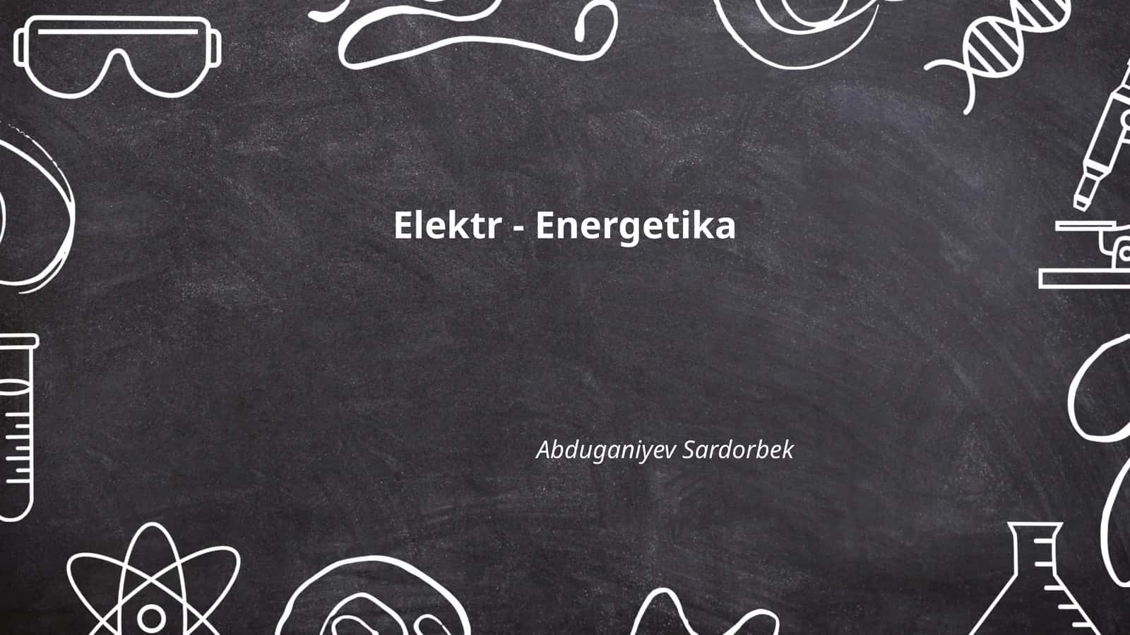 Elektr - Energetika