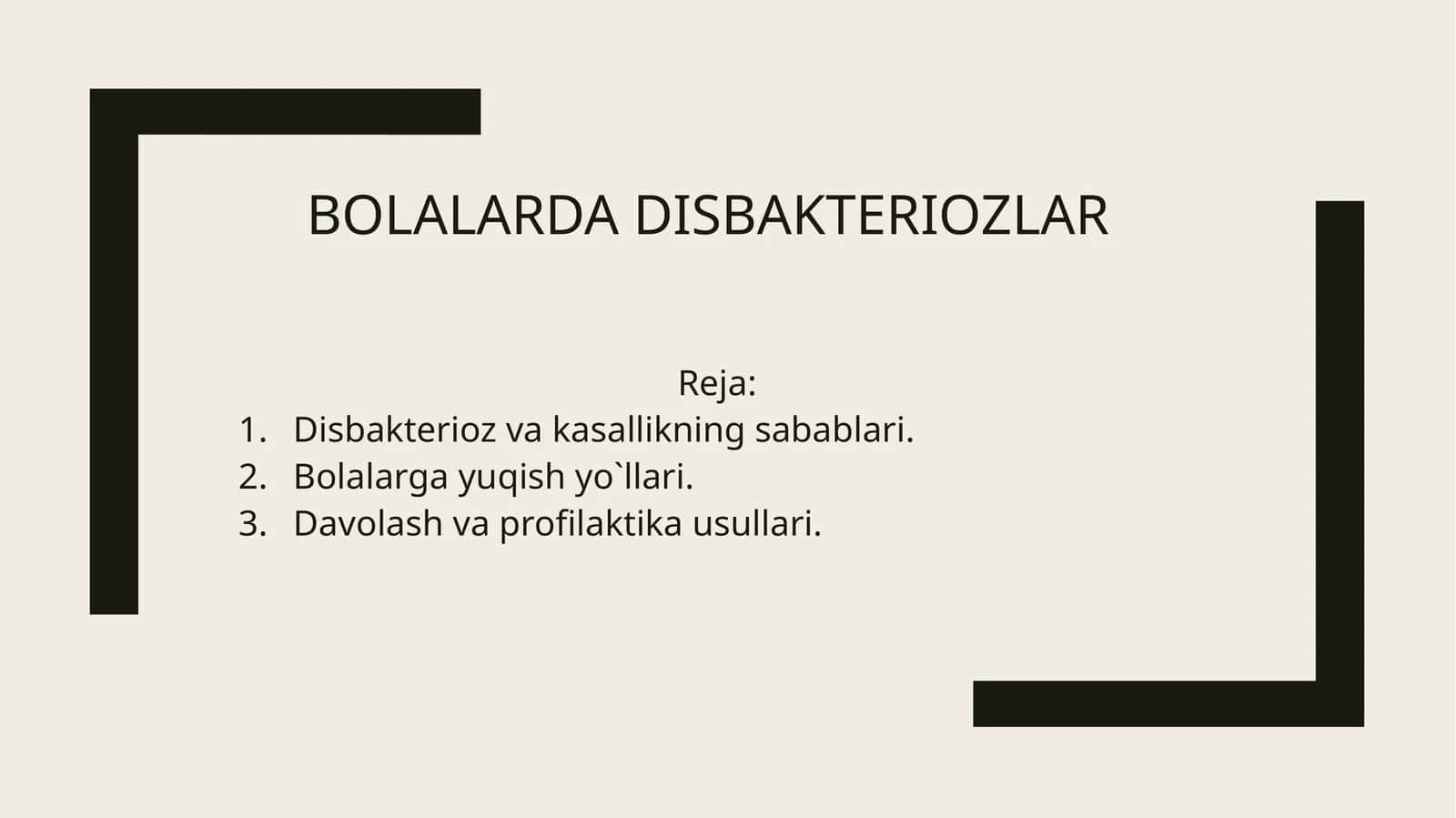 bolalardadisbakteriozlar