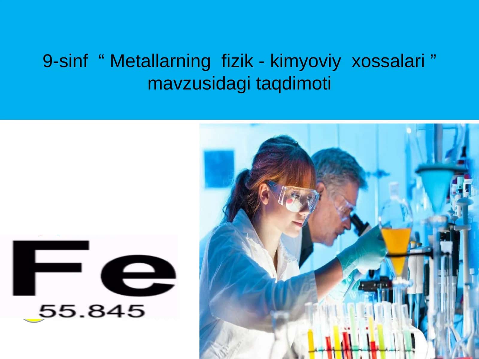 Metallarning fizik va kimyoviy xossalari
