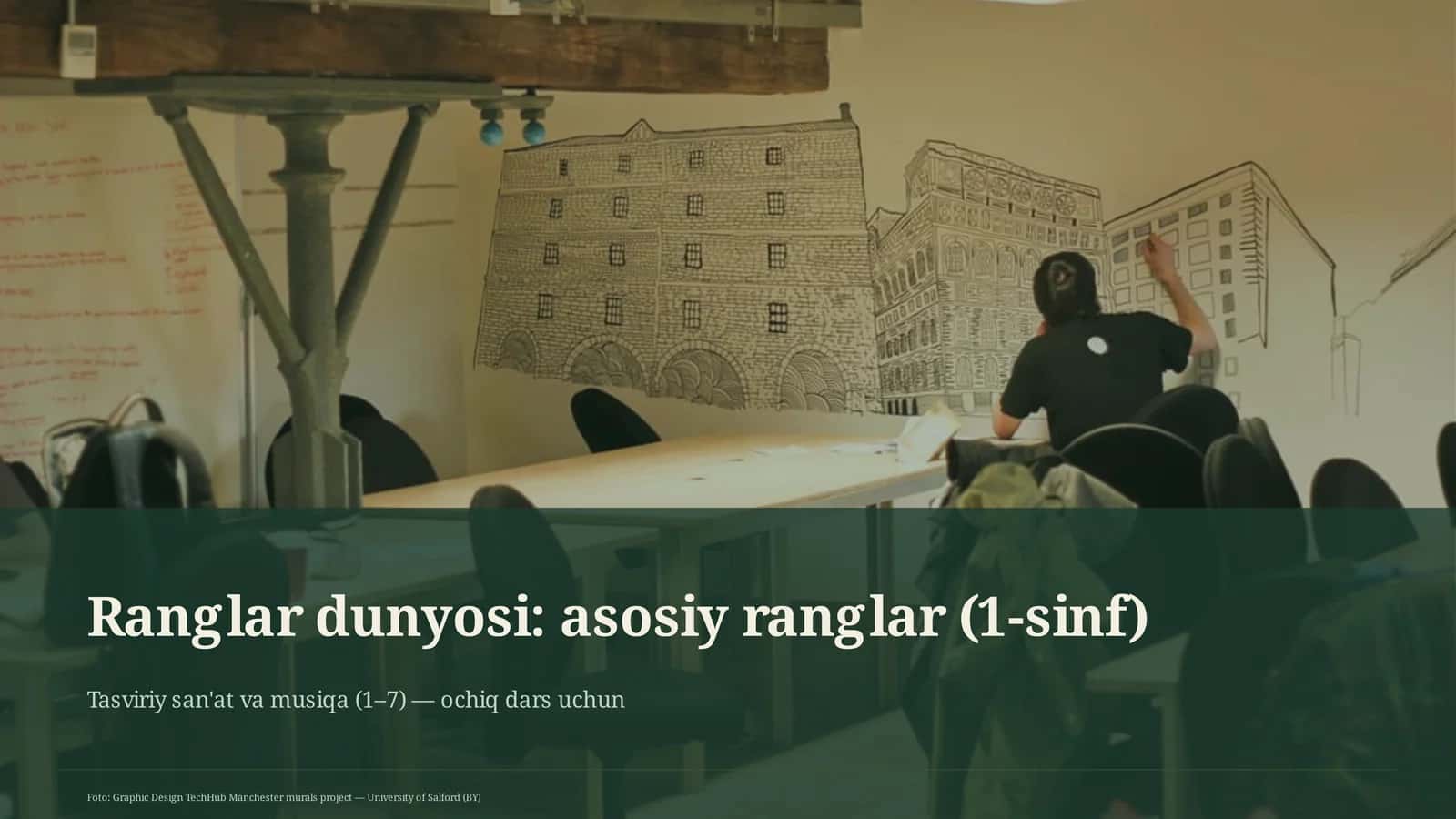 Ranglar dunyosi: asosiy ranglar (1-sinf)