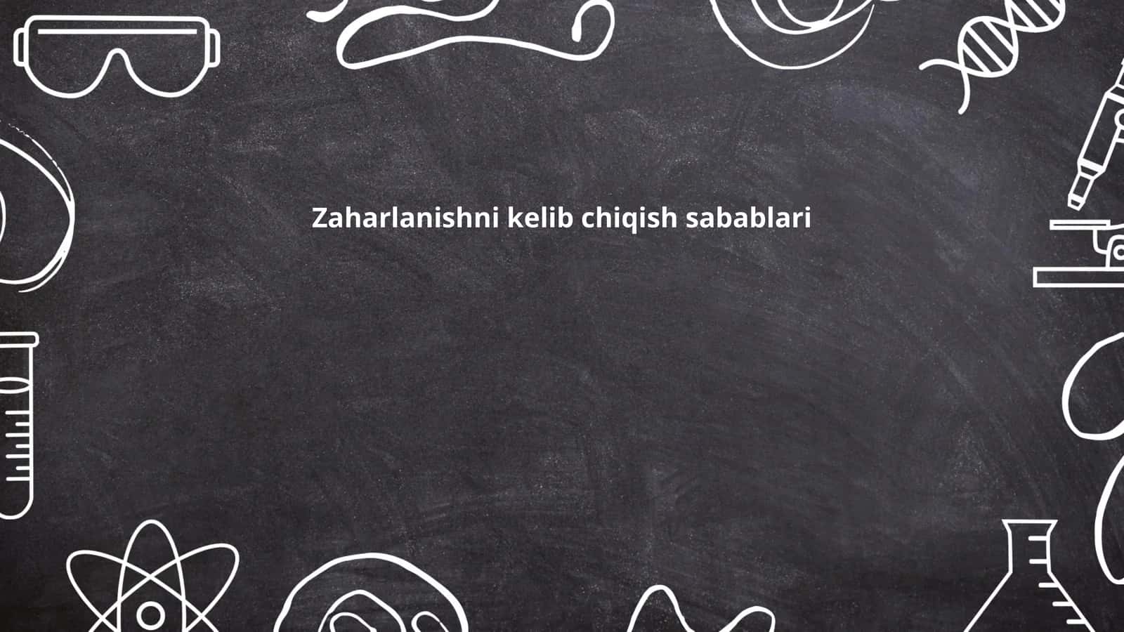 Oziq-ovqat zaharlanishi
