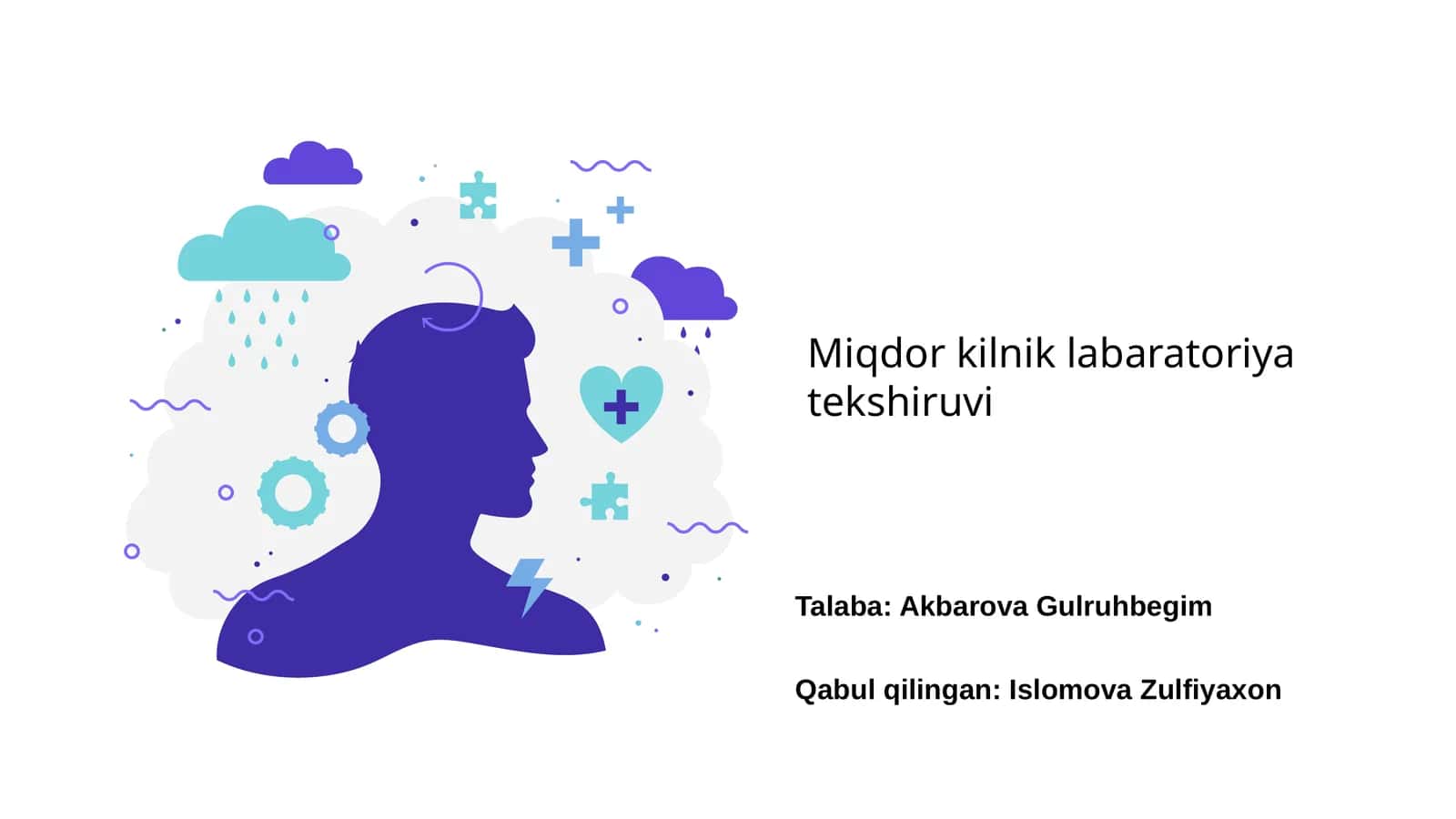 Miqdor kilnik labaratoriya tekshiruvi
