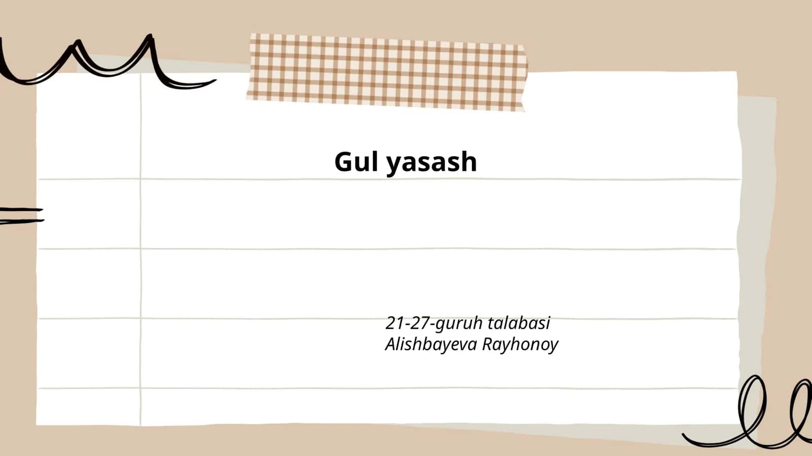 Gul yasash