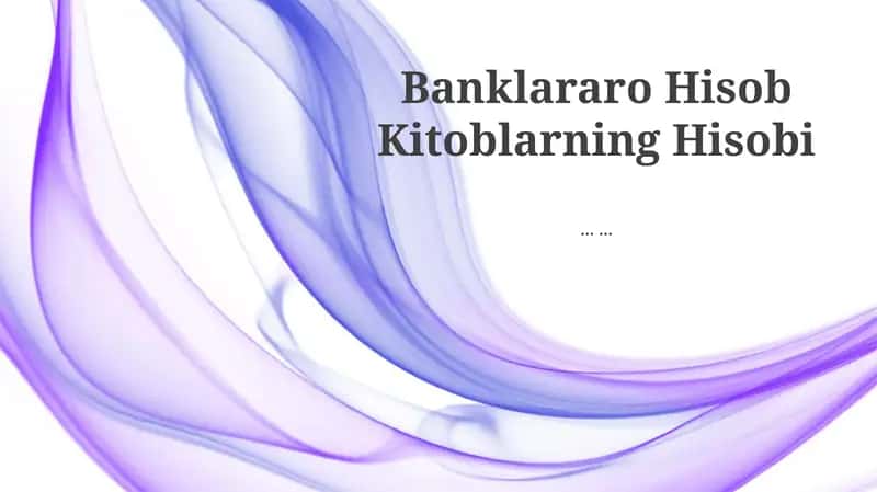 Banklararo Hisob Kitoblarning Hisobi