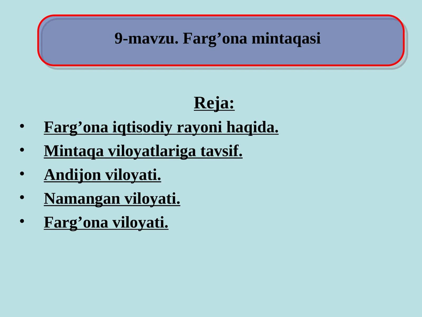 Farg’ona mintaqasi