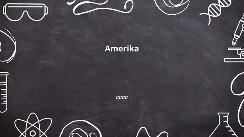 Amerika geografiyasi va tarixi