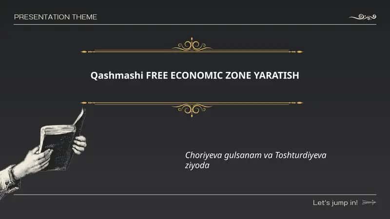 Qashmashi FREE ECONOMIC ZONE YARATISH
