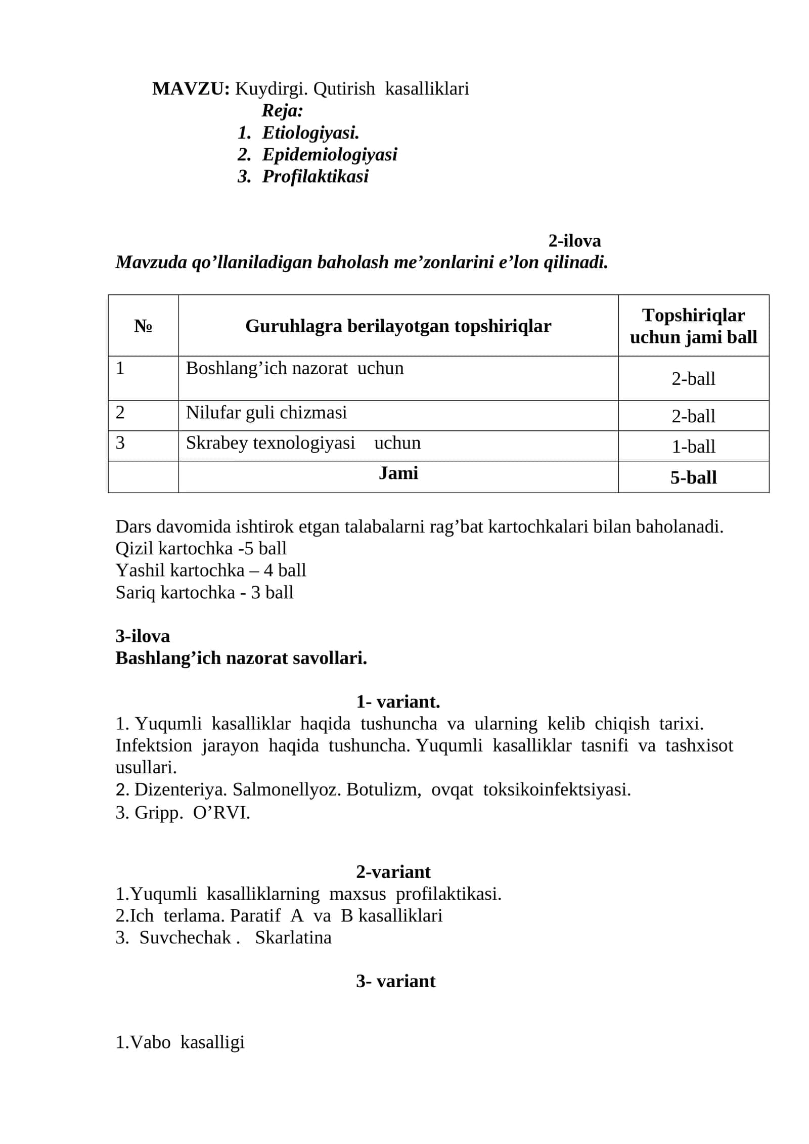 Kuydirgi. Qutirish kasalliklari