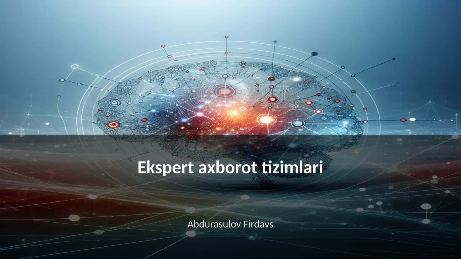 Ekspert axborot tizimlari