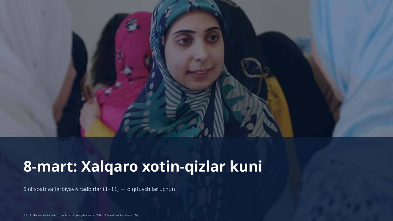 Sinf soati va tarbiyaviy tadbirlar (1–11) — o'qituvchilar uchun