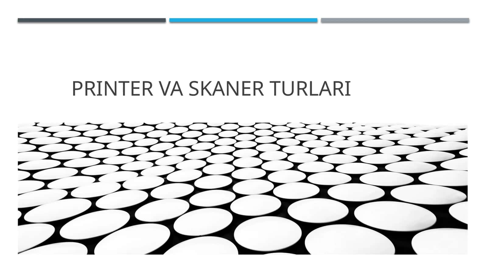 Printer va skaner turlari
