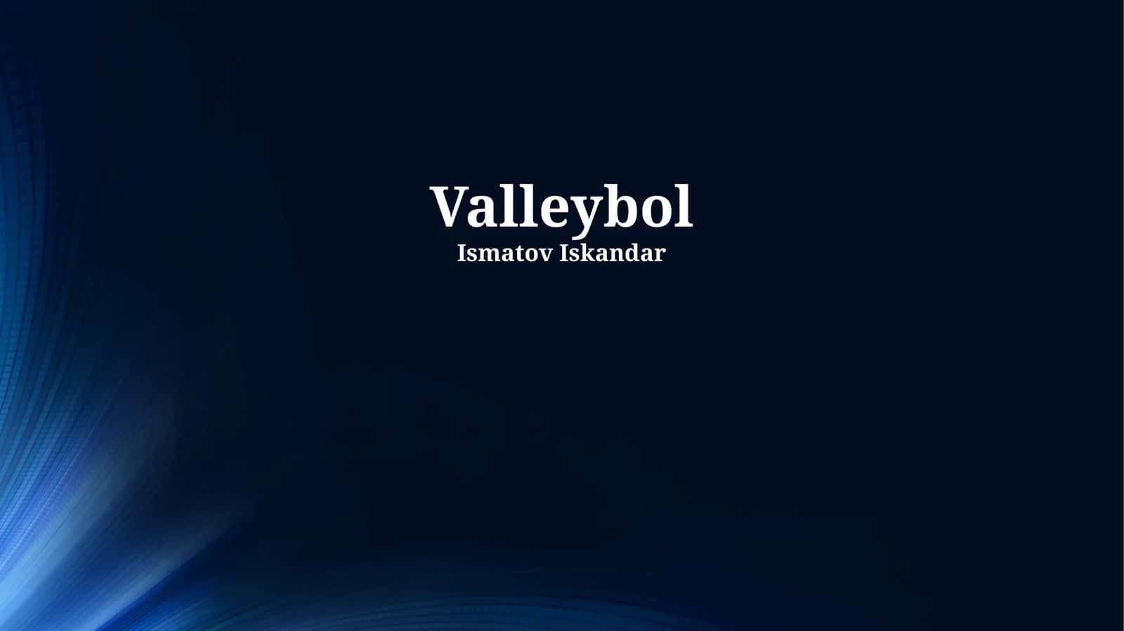 Valleybol