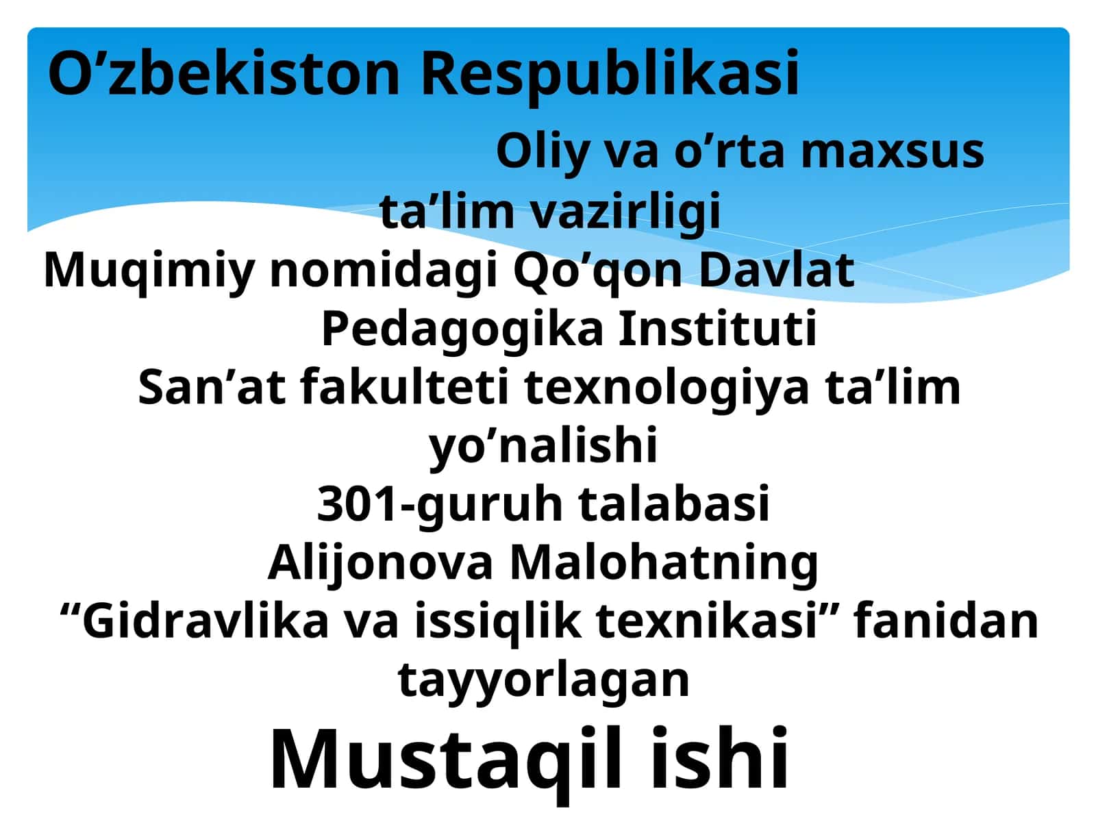 Issiqlik Almashinuvi Apparatlari