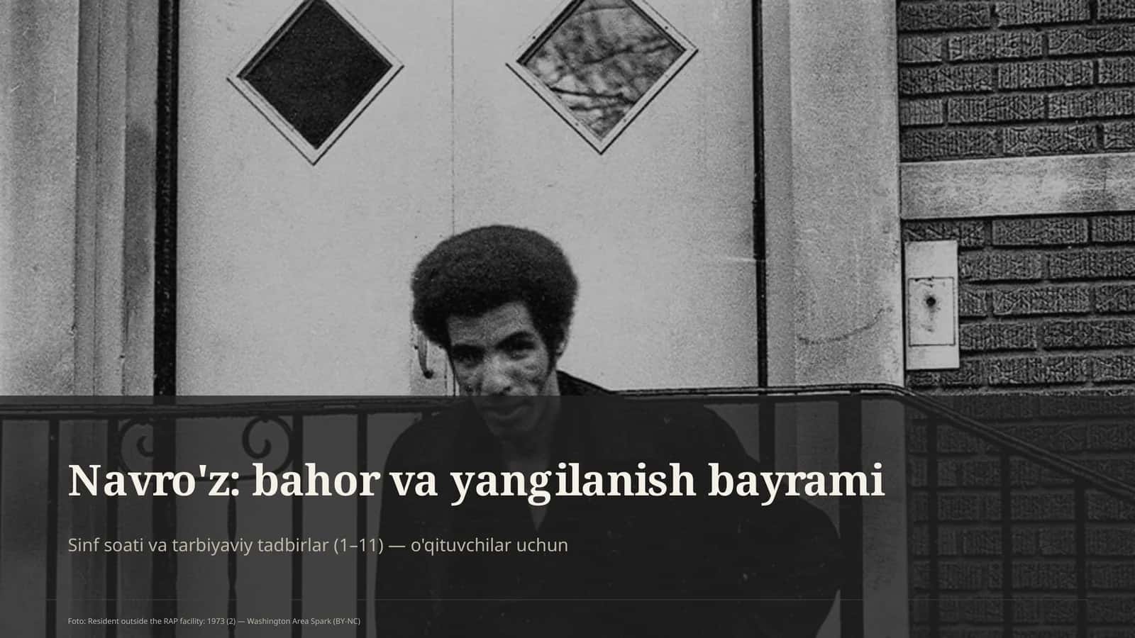 Navro'z: bahor va yangilanish bayrami
