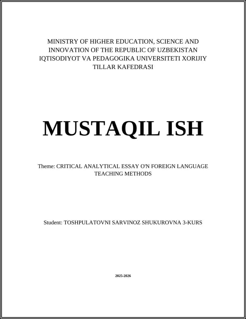 Critical Analytical Essay on the Grammar-Translation Method: Relevance and Limitations