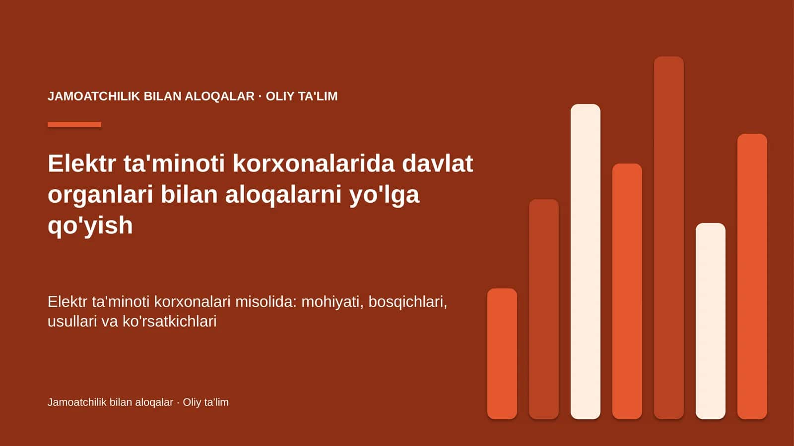 elektr ta'minoti korxonalarida davlat organlari bilan aloqalarni yo'lga qo'yish 2298