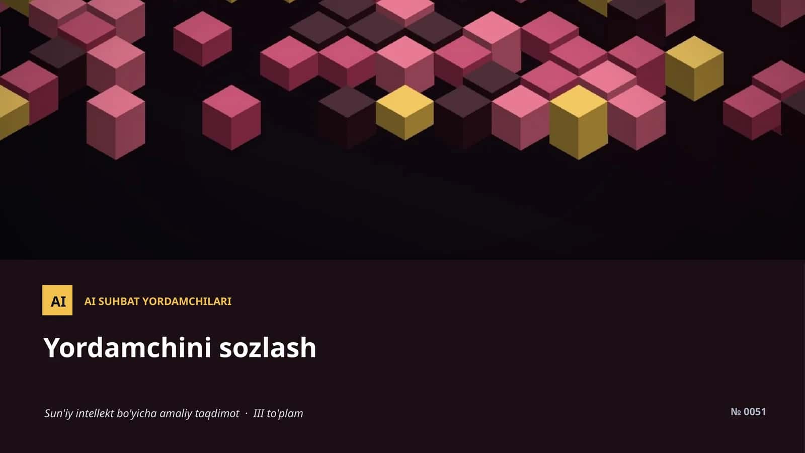 AI SUHBAT YORDAMCHILARI