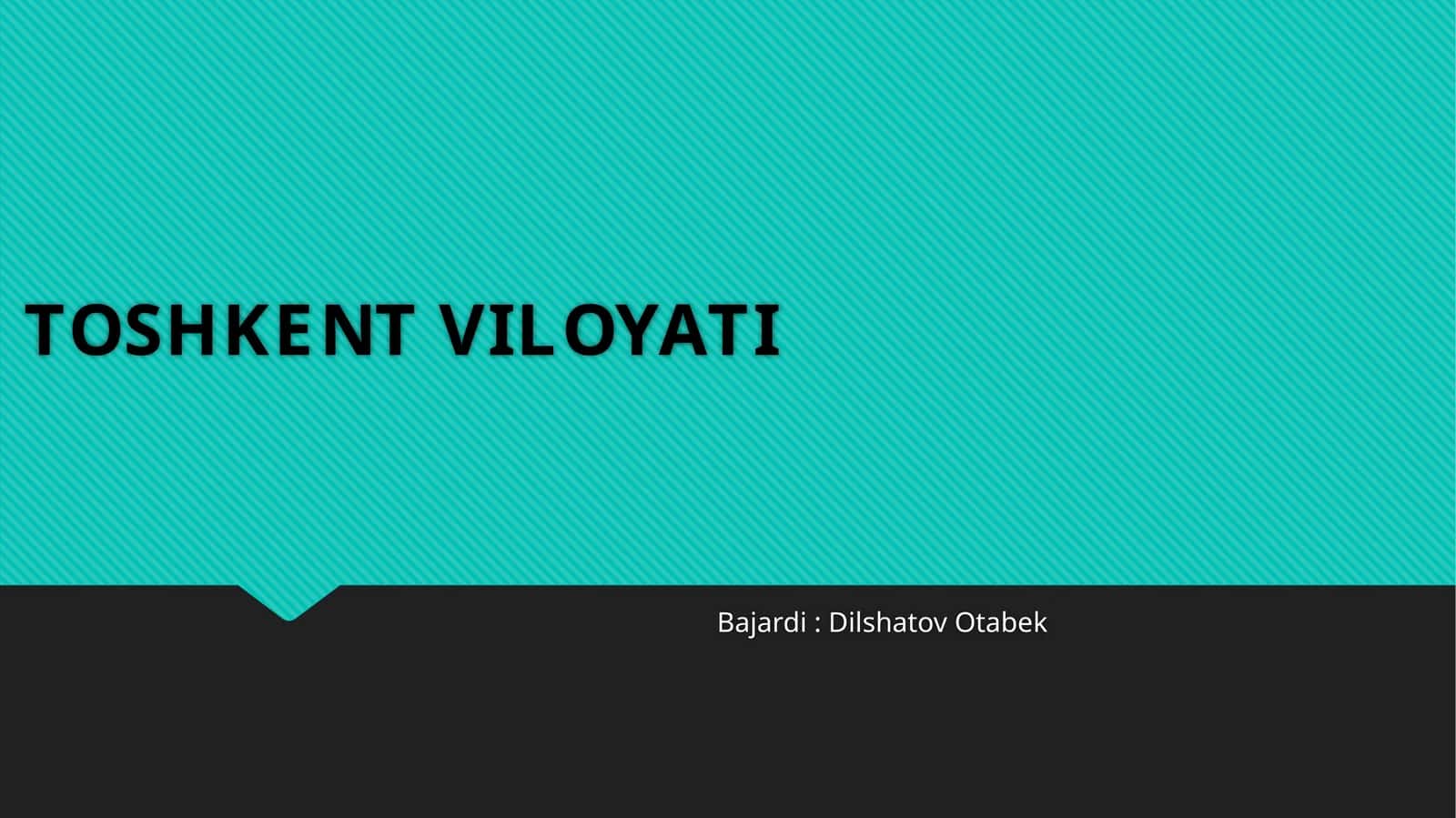 Toshkent Viloyati