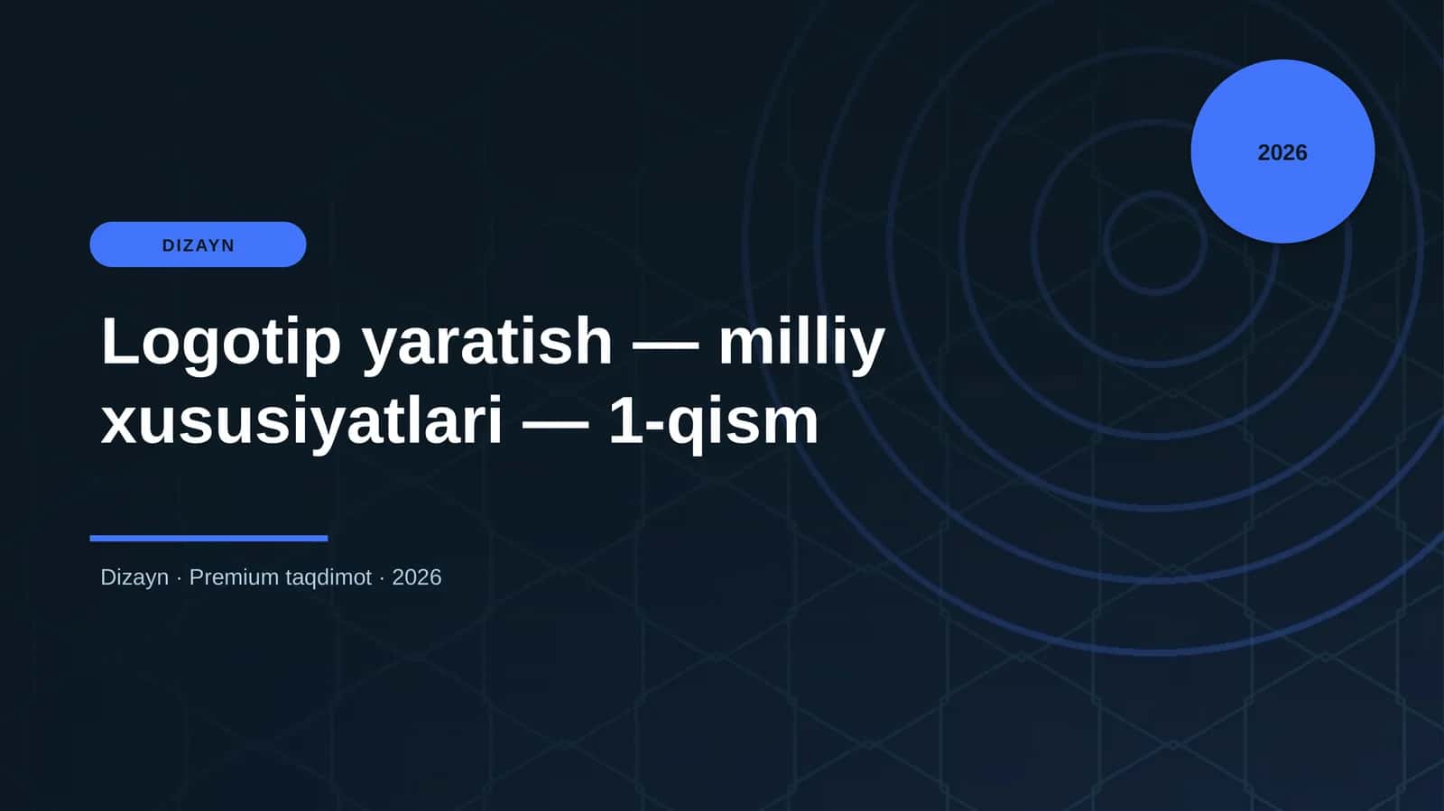 Logotip yaratish — milliy xususiyatlari — 1-qism