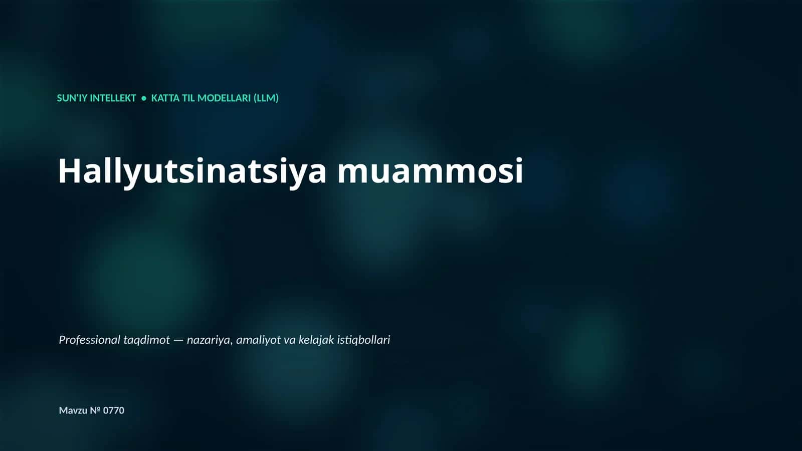 Katta Til Modellari (LLM)