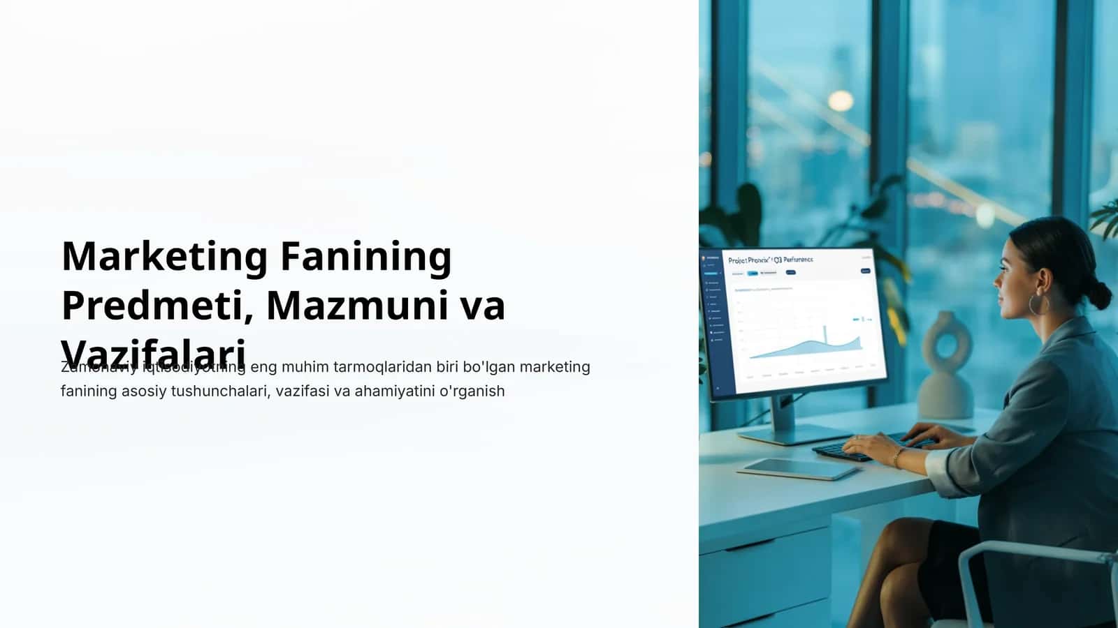 Marketing Fanining Predmeti, Mazmuni va Vazifalari
