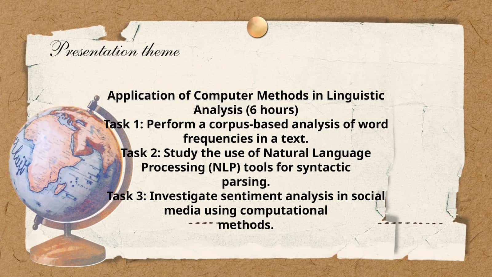 Application of Computer Methods in Linguistic Analysis