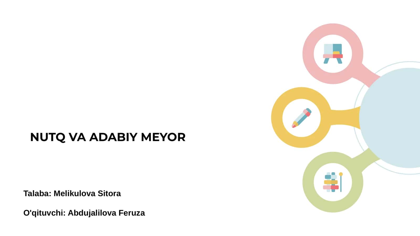 NUTQ VA ADABIY MEYOR