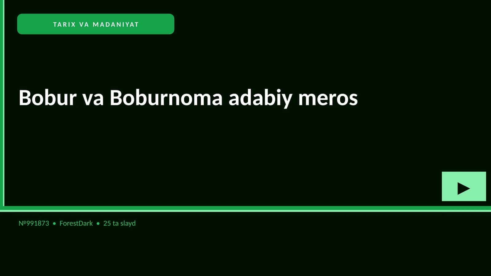 Bobur va Boburnoma adabiy meros