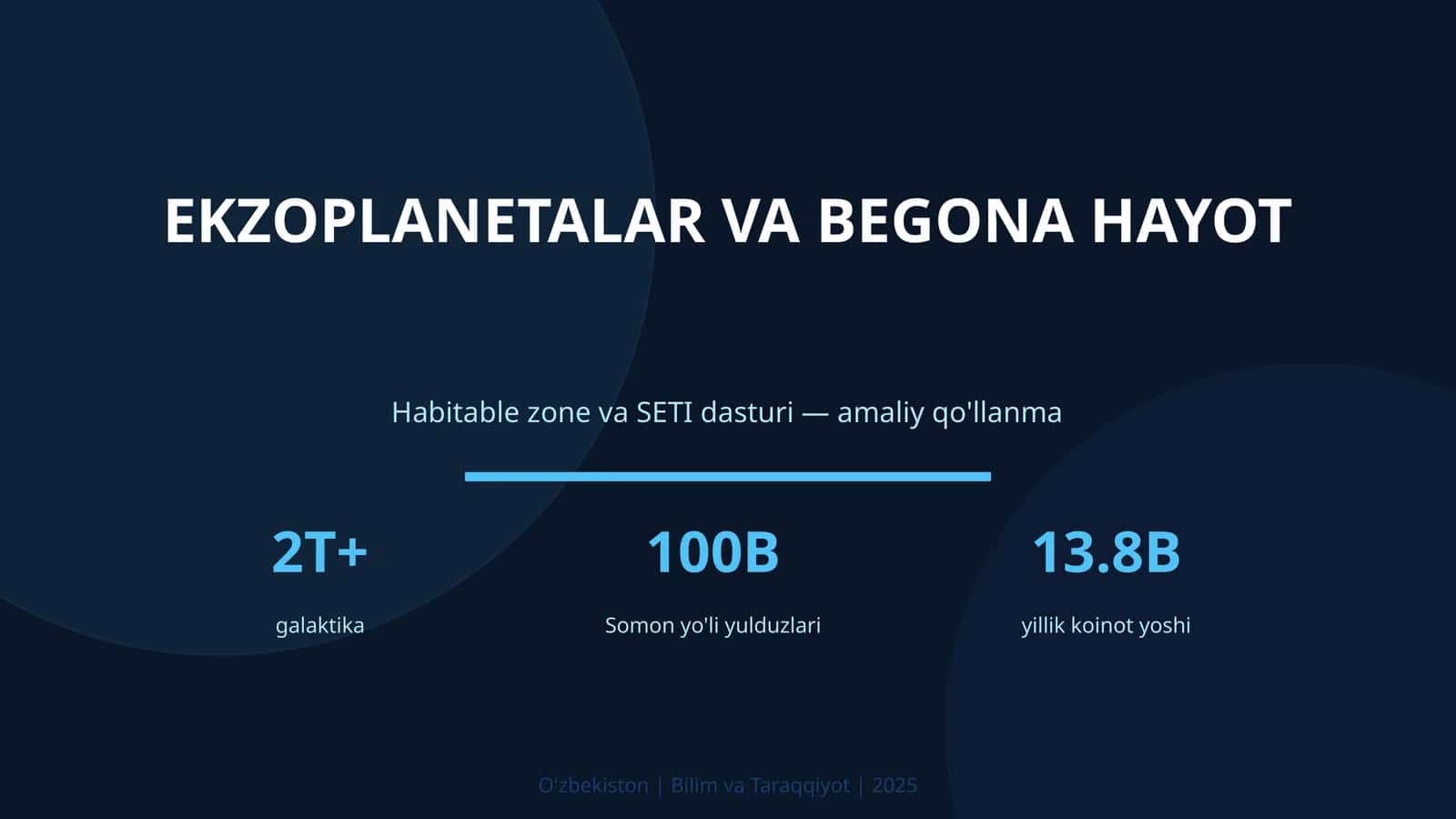Ekzoplanetalar va begona hayot