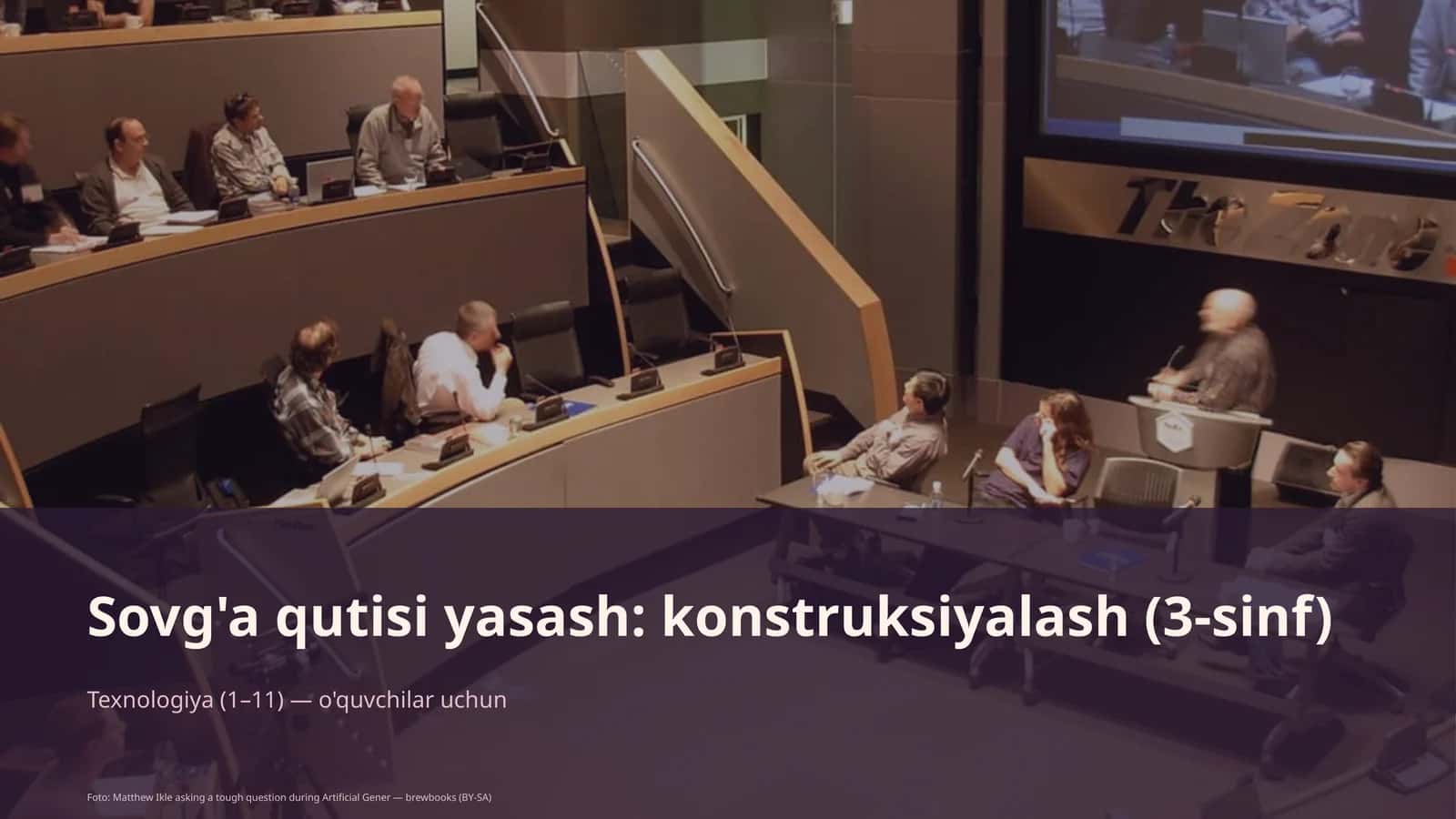 Sovg'a qutisi yasash: konstruksiyalash (3-sinf)