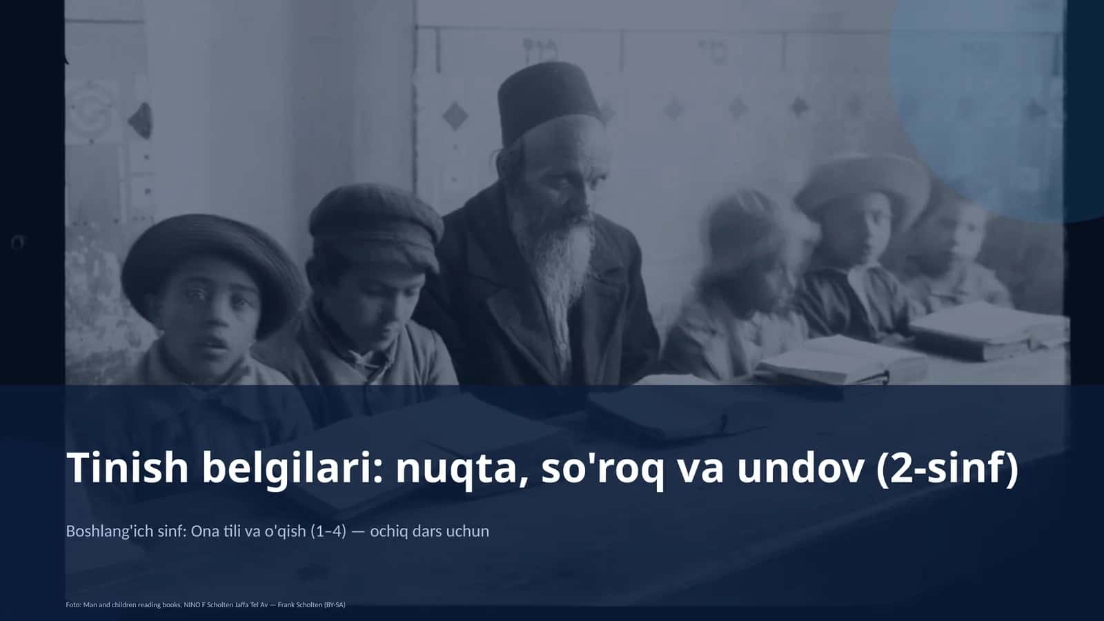 Boshlang'ich sinf: Ona tili va o'qish