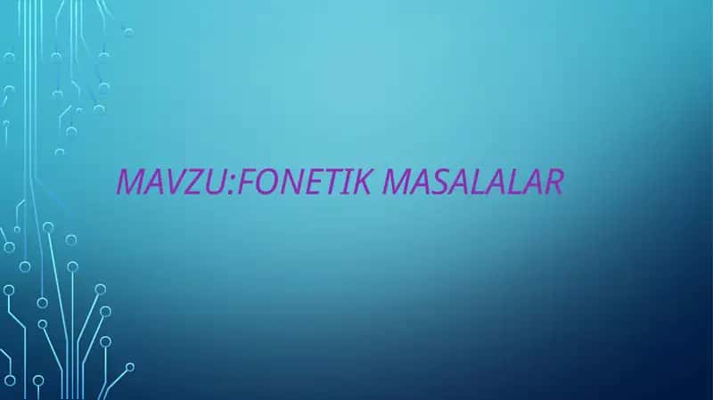 Fonetika