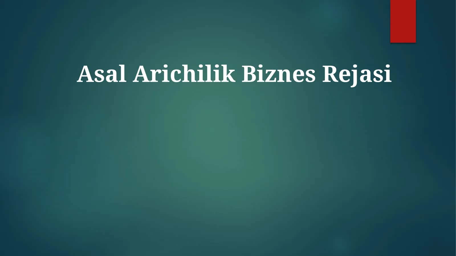 Asal ArichilikBiznesRejasi