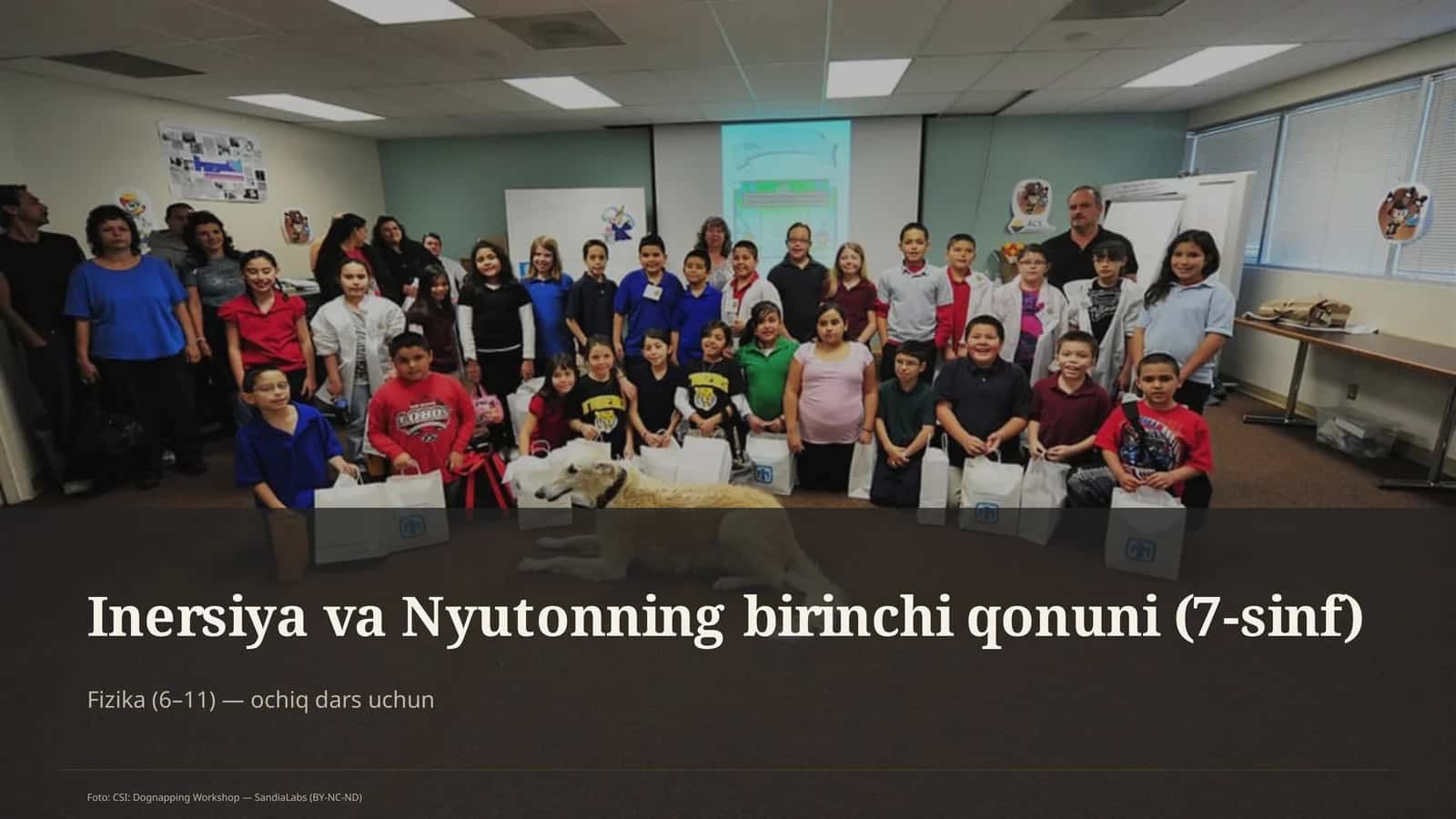 Inersiya va Nyutonning birinchi qonuni (7-sinf)