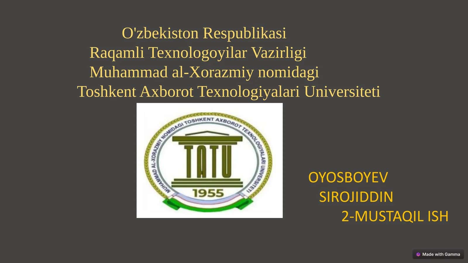 Dasturiy Vositalar va Xavfsizlik