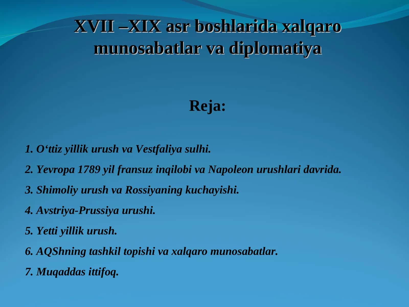 O‘ttiz yillik urush va Vestfaliya sulhi