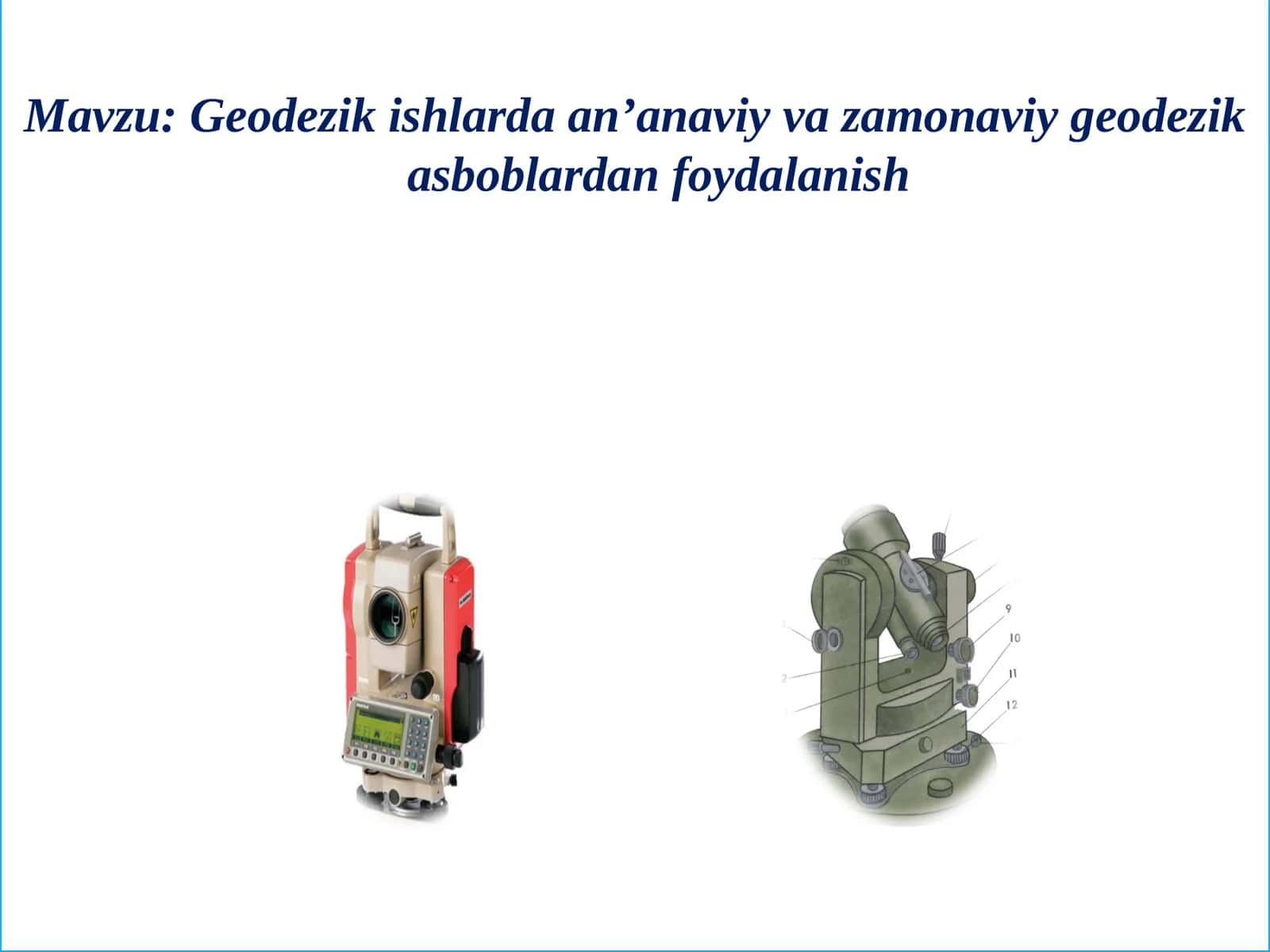 Geodezik ishlar