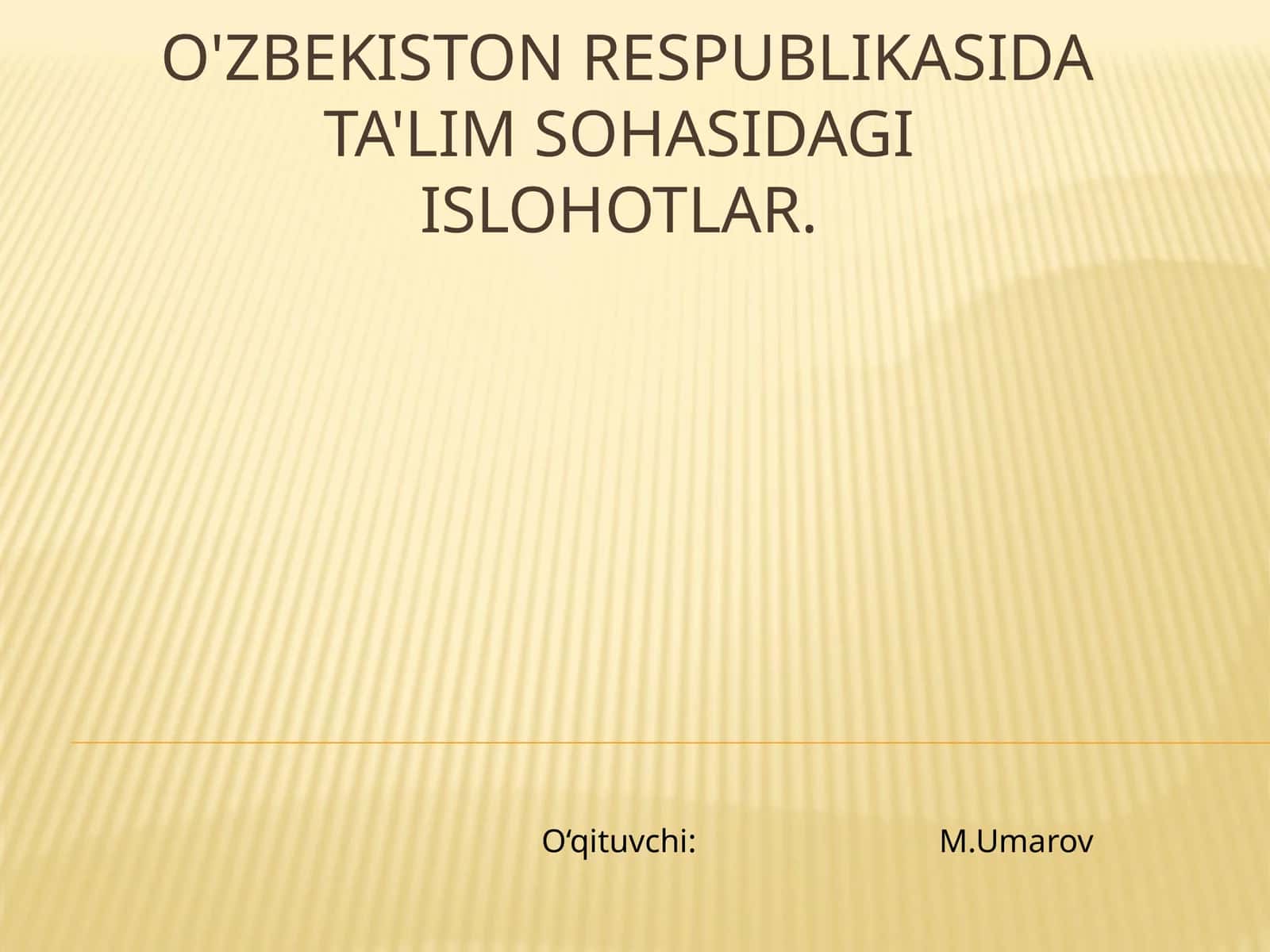 Kadrlar tayyorlash milliy dasturi