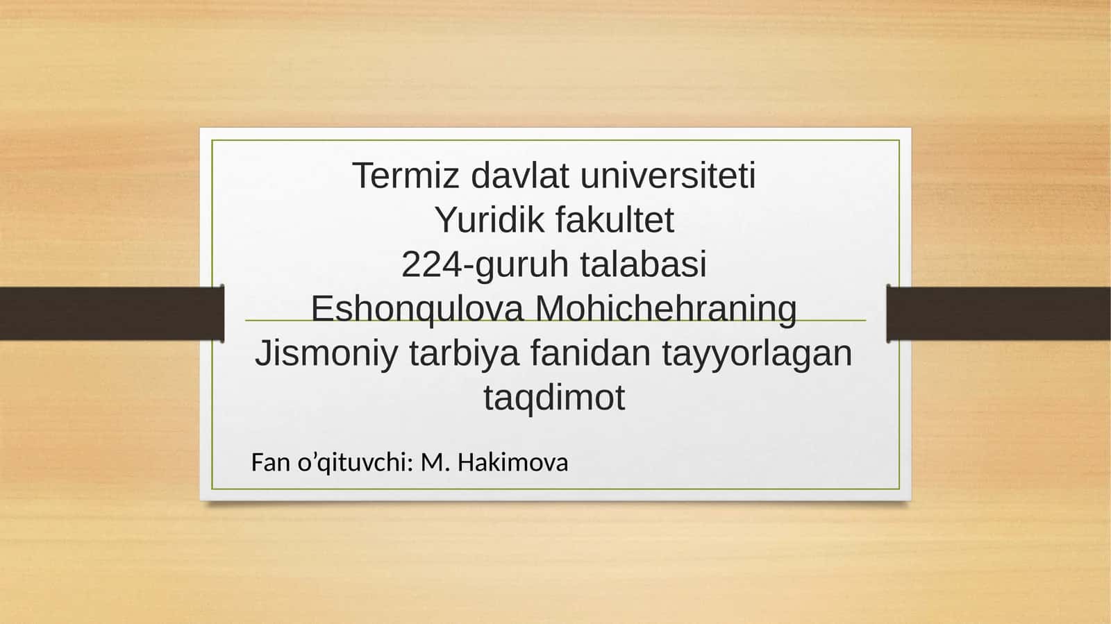 Voleybol o‘yini texnikasi va taktikasi