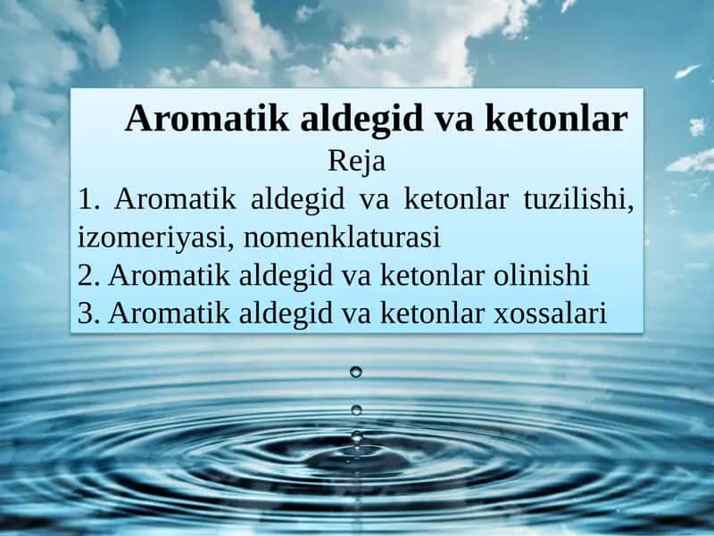 Aromatikaldegidvaketonlar