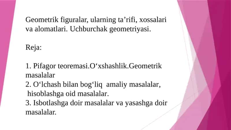Geometrik figuralar