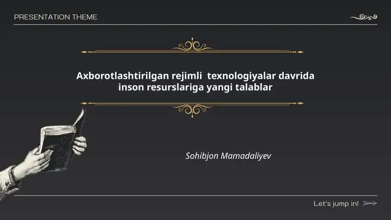 Raqamli savodxonlik va axborot texnologiyalari ko'nikmalari