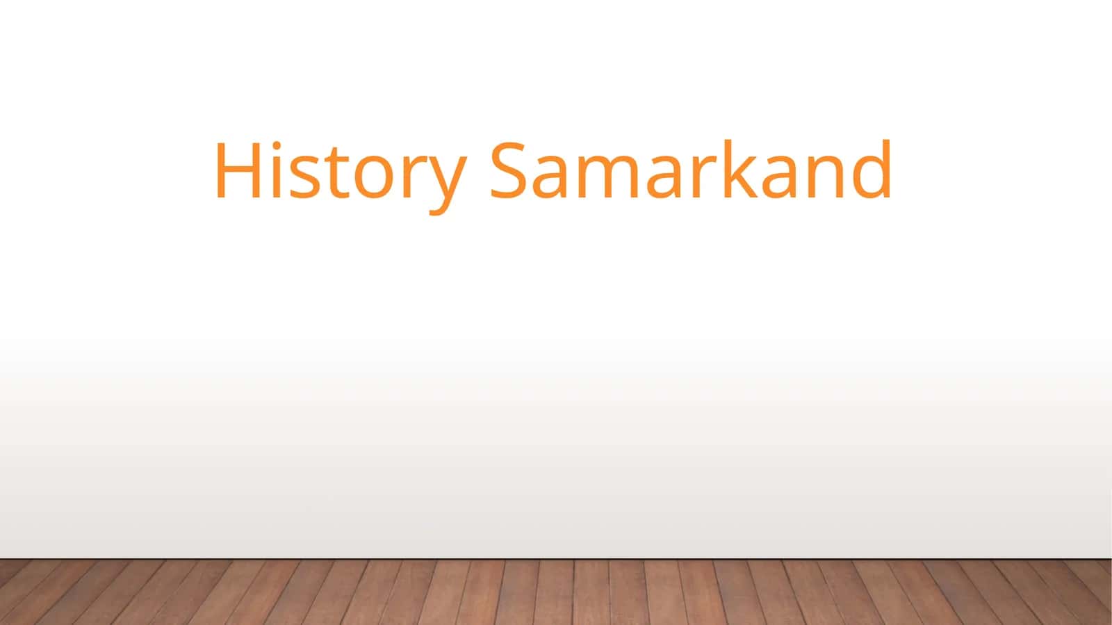 hitory of samarkand