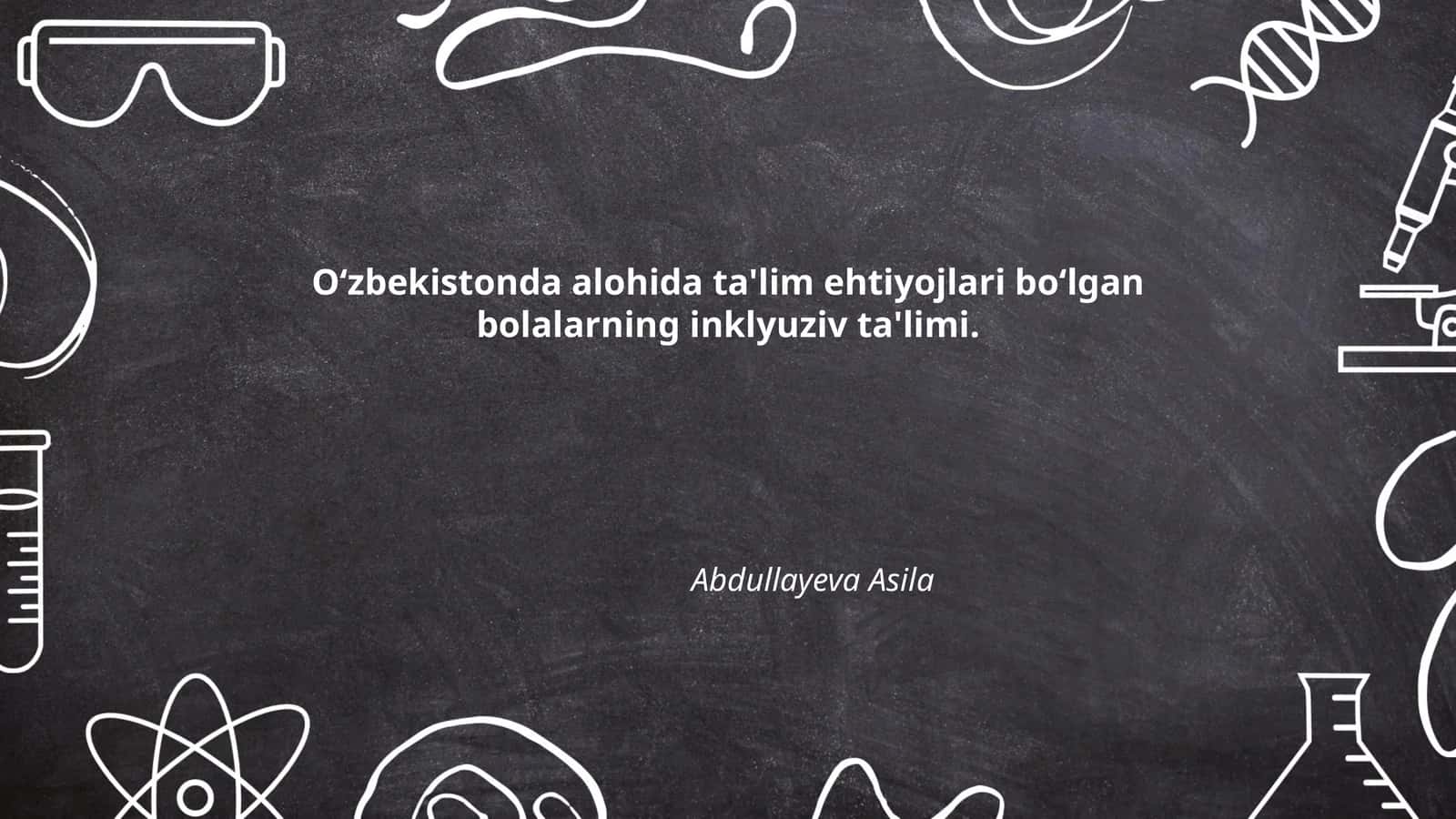 Inklyuziv ta'limning nazariy asoslari