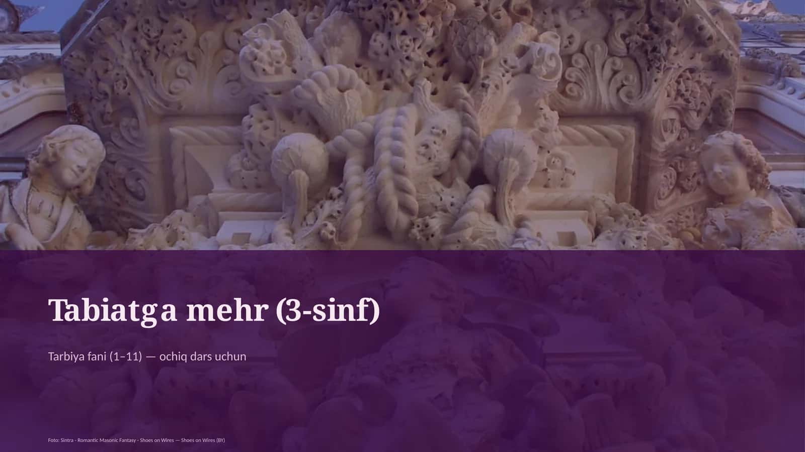 Tabiatga mehr (3-sinf)