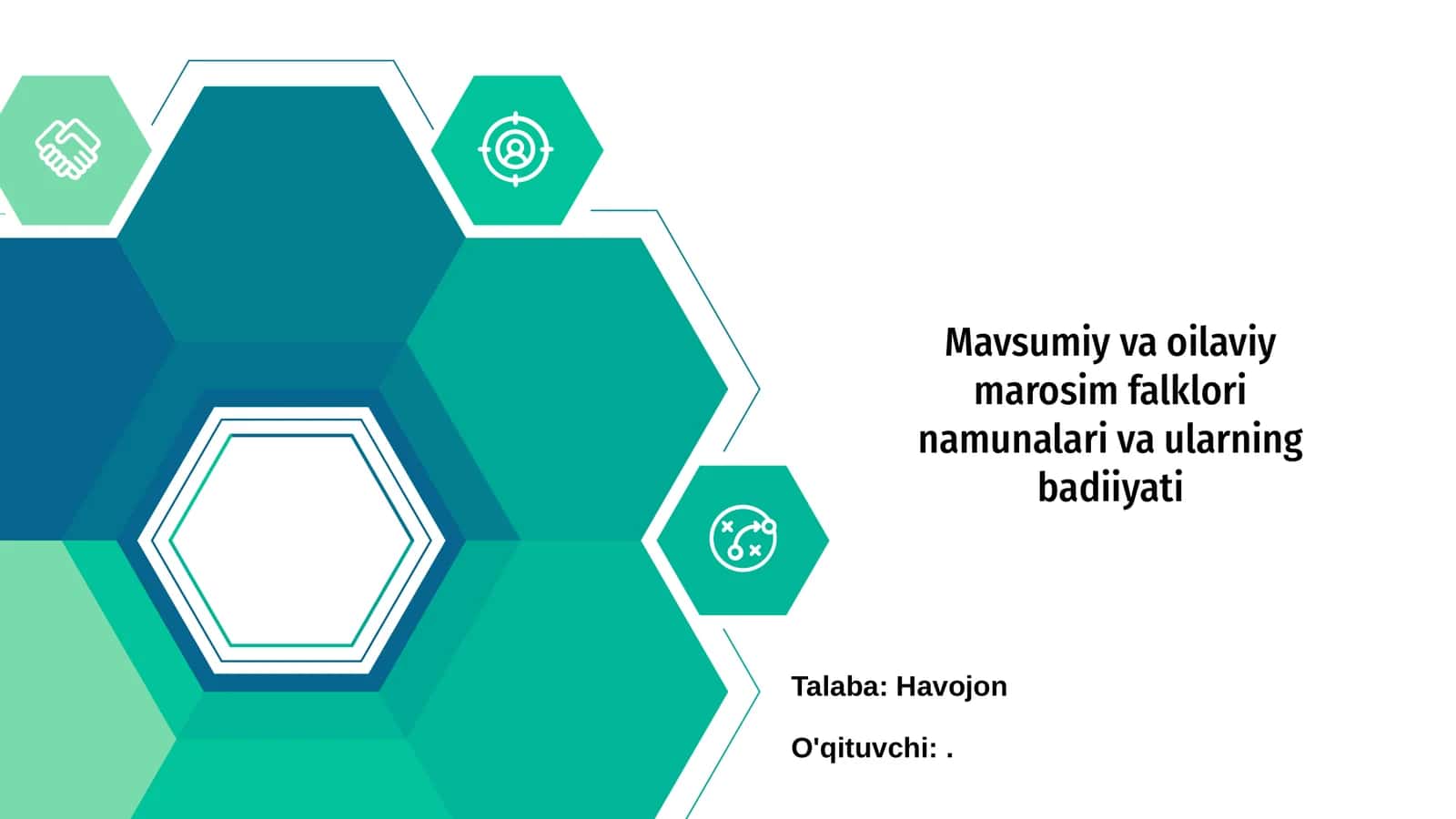 Mavsumiy va oilaviy marosim falklori namunalari va ularning badiiyati