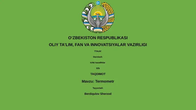 Termometr