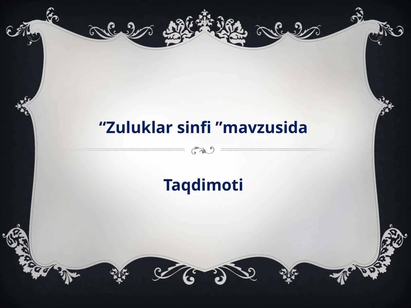 Zuluklar siniri