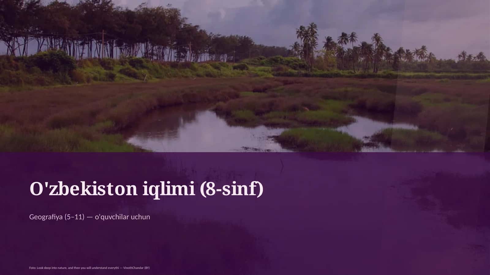 O'zbekiston iqlimi (8-sinf)