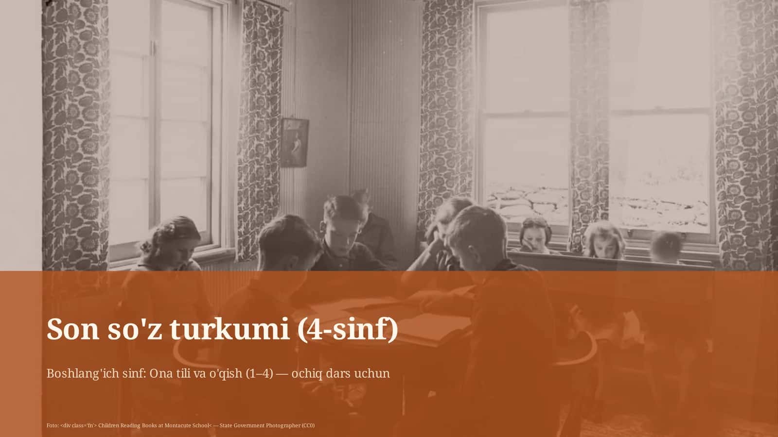 Son so'z turkumi (4-sinf)